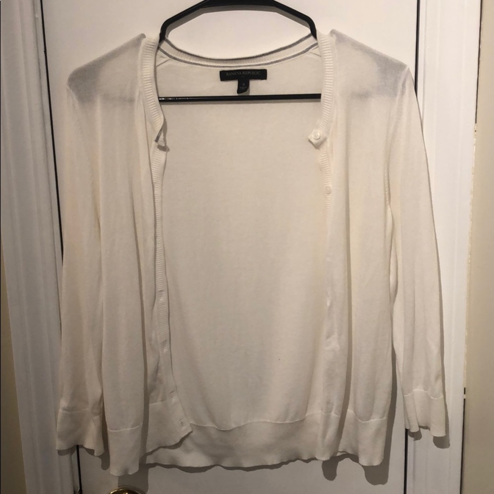 Banana Republic button-up cardigan